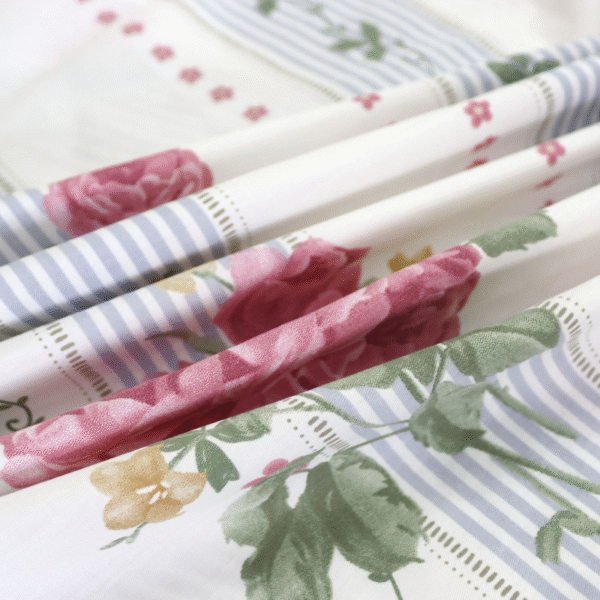 bedding sheet set rose garden
