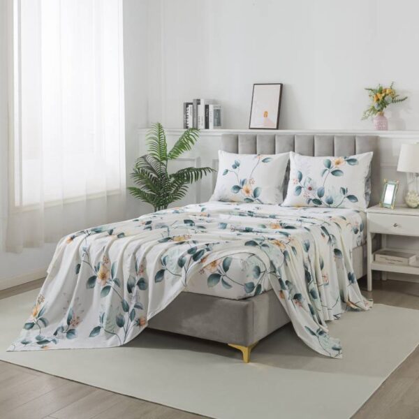 bedding sheet set ink patting