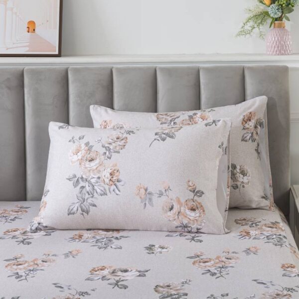 bedding sheet set rose floral pattern