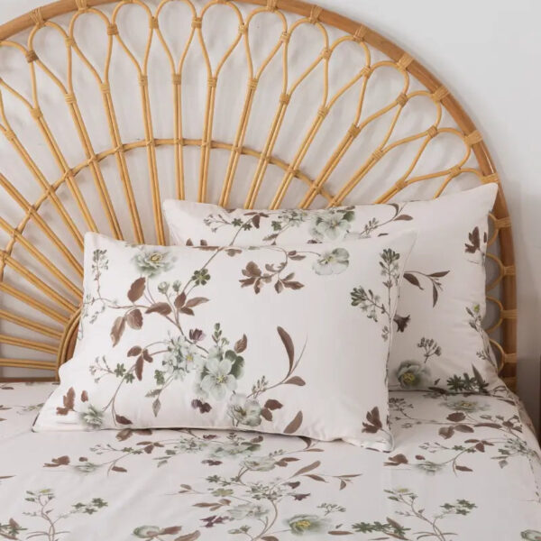 bedding sheet set serene green