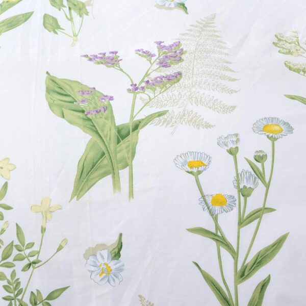 duvet cover set yellow floral green leaf