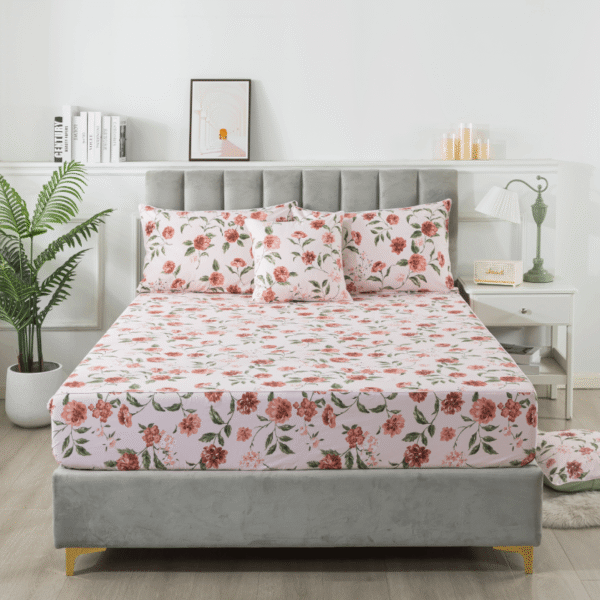 import placeholder for sheet set red rose floral 25443554
