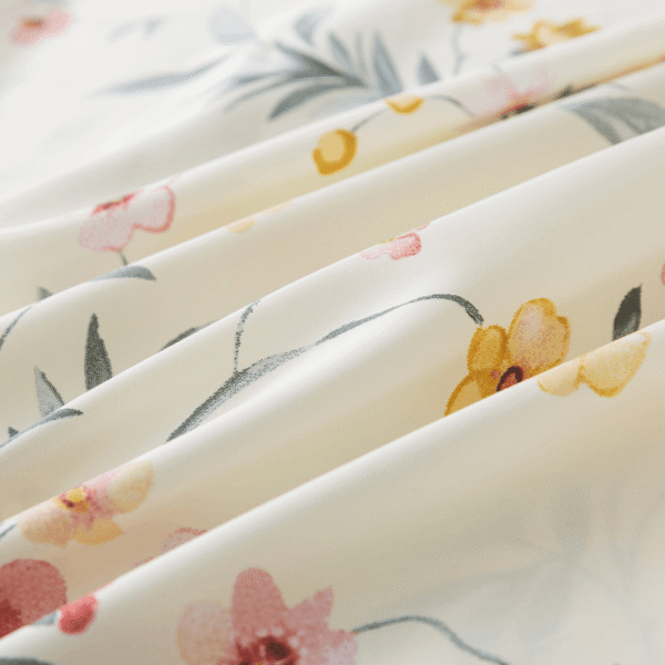 bedding sheet set pink floral