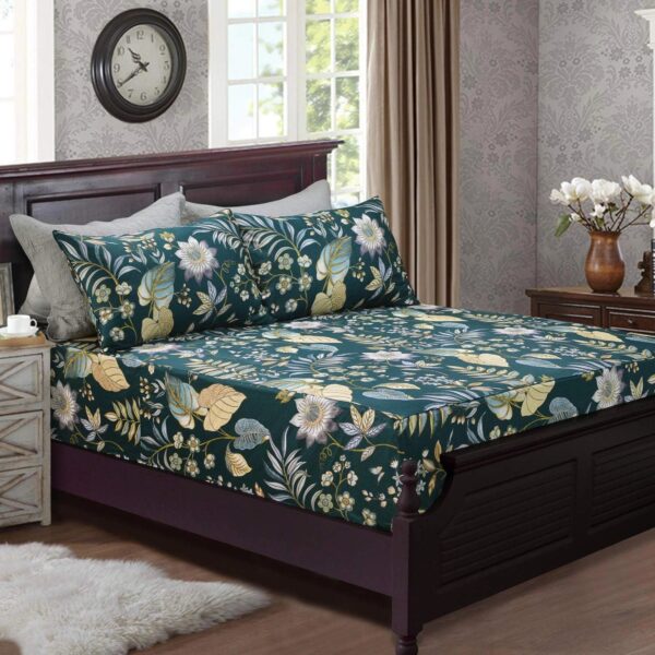bedding sheet set egyptian cotton sunflower