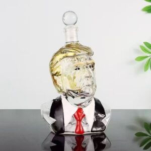 donald glass decanter bottle
